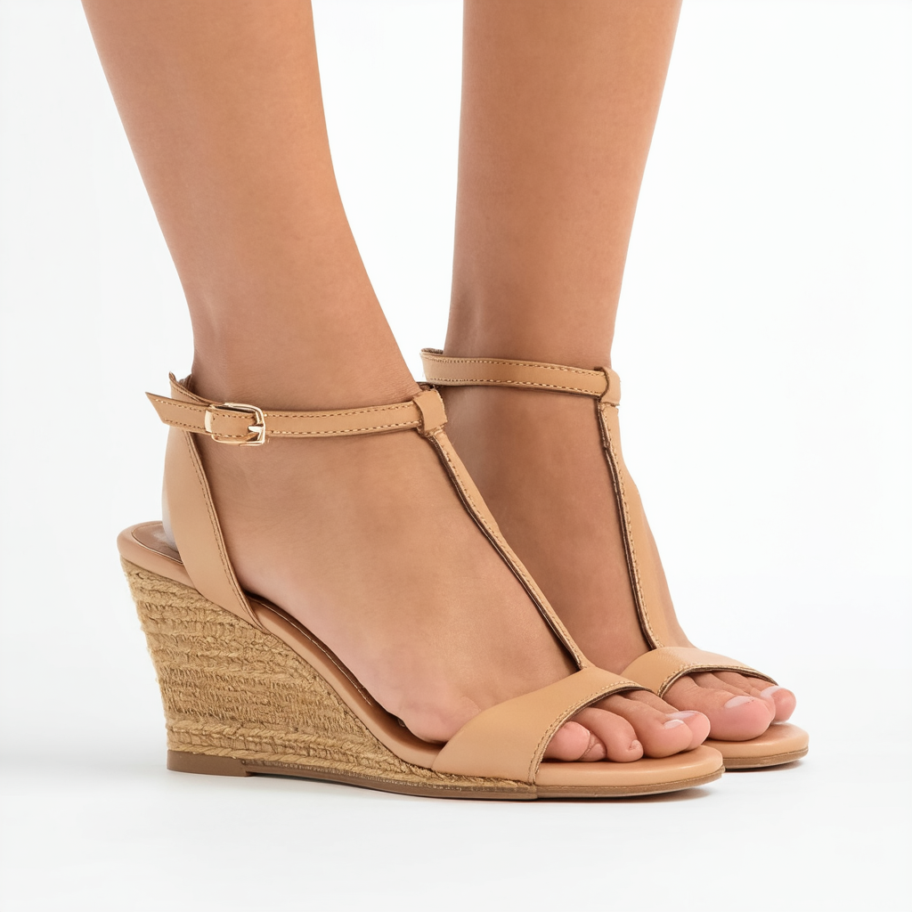 Vince Camuto Women's Fetemee Ankle Strap Wedge Sandal