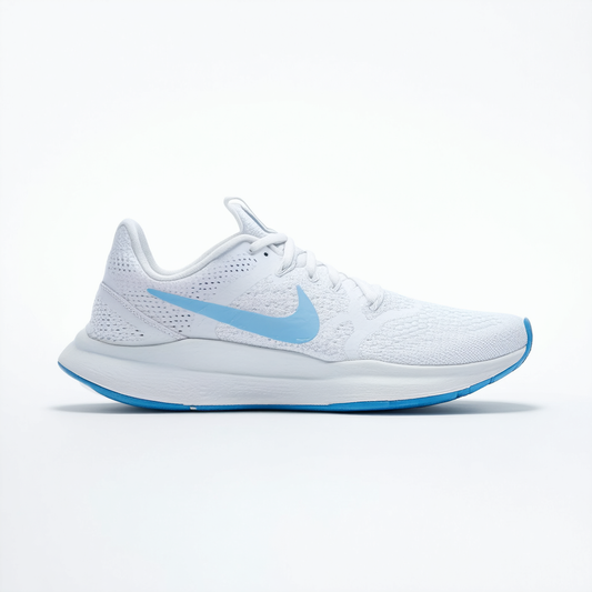 Nike Women's View II White/White/Ice Blue Training Shoe 10 Women US