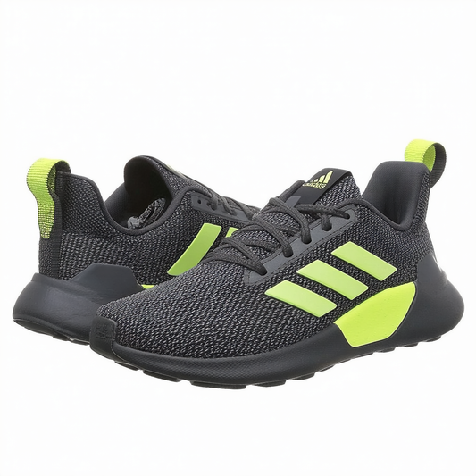 adidas Kids' Fortarun,Dark Grey Heather/Electricity/black,12 M US Little Kid