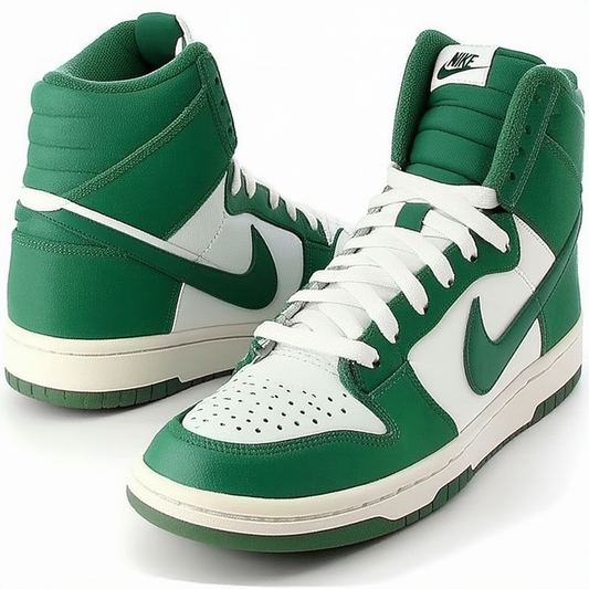 NIKE Women's Wmns Dunk Sky Hi, FILBERT/FILBERT/SAIL/BAMBOO (Green), 8.5 M US