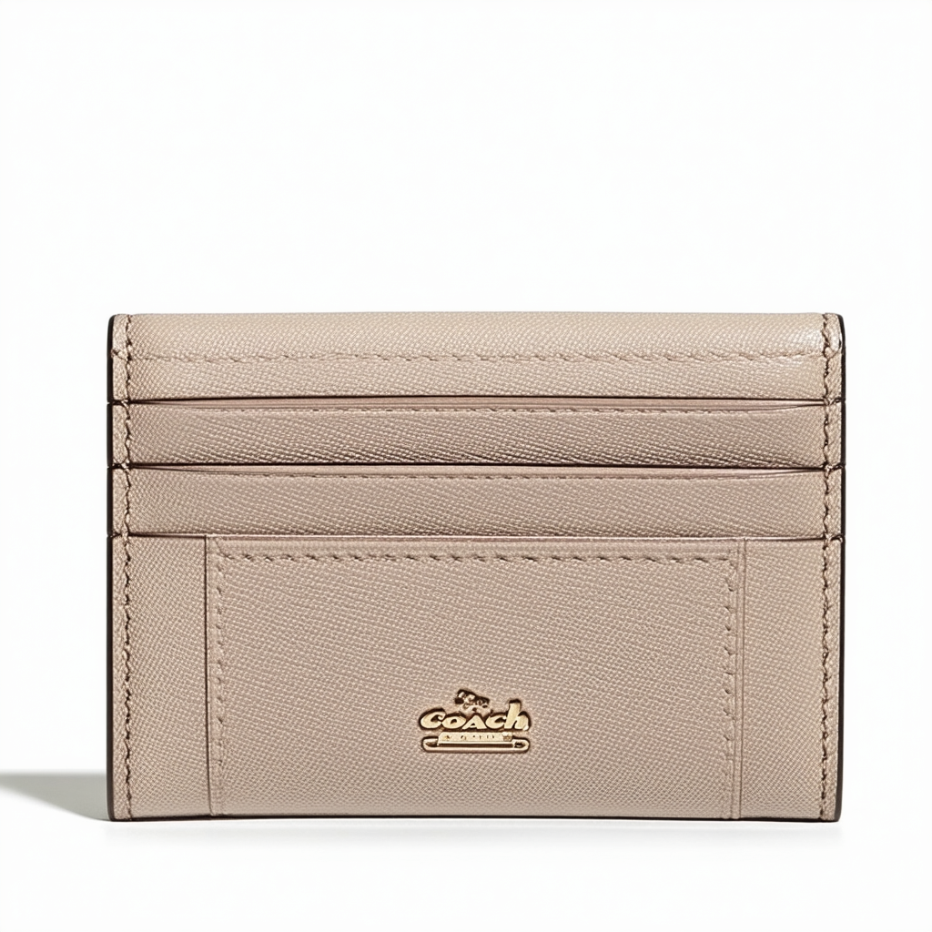 Coach Signature Slim Wallet in Light Khaki Chalk