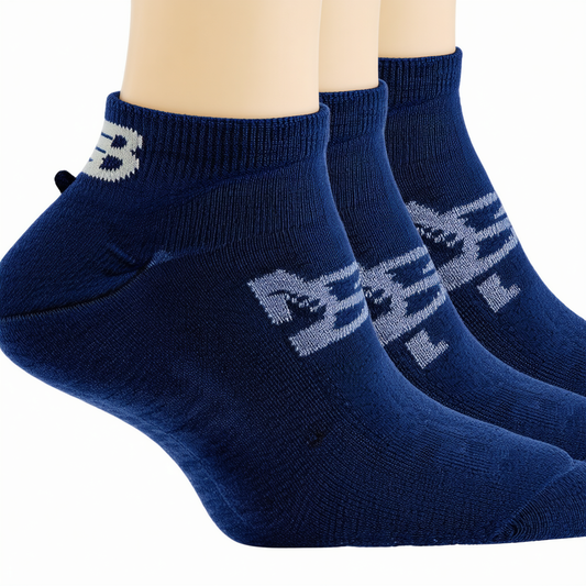 New Balance Unisex 3 Pack Low Cut Core Cotton Socks