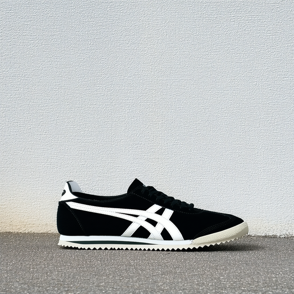 Onitsuka Tiger Mexico 66 Slip-On Classic Running Shoe, Black/Black, 11.5 M US