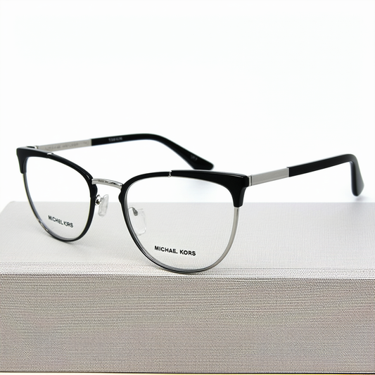 Michael Kors Eyeglasses Palos Verdes MK7004 1031 Black/Silver Optical Frame 51mm