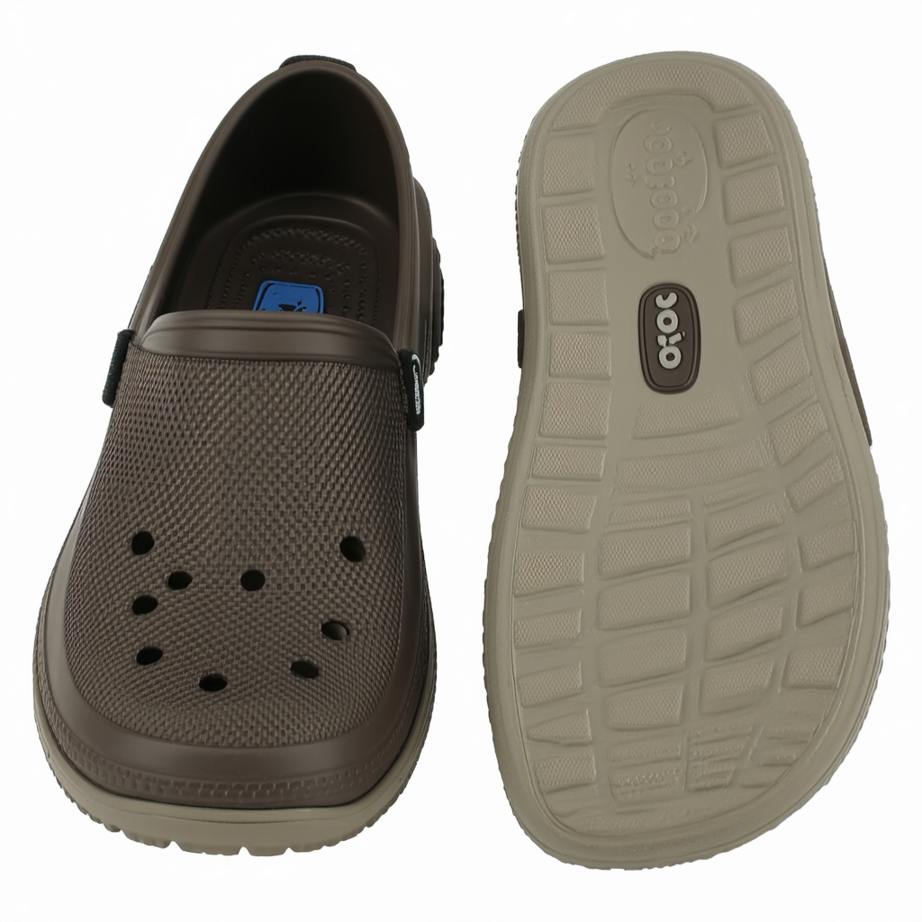 Crocs Men's 15386 Beach Line Boat Slip-On Loafer,Espresso/Stucco,10 M US