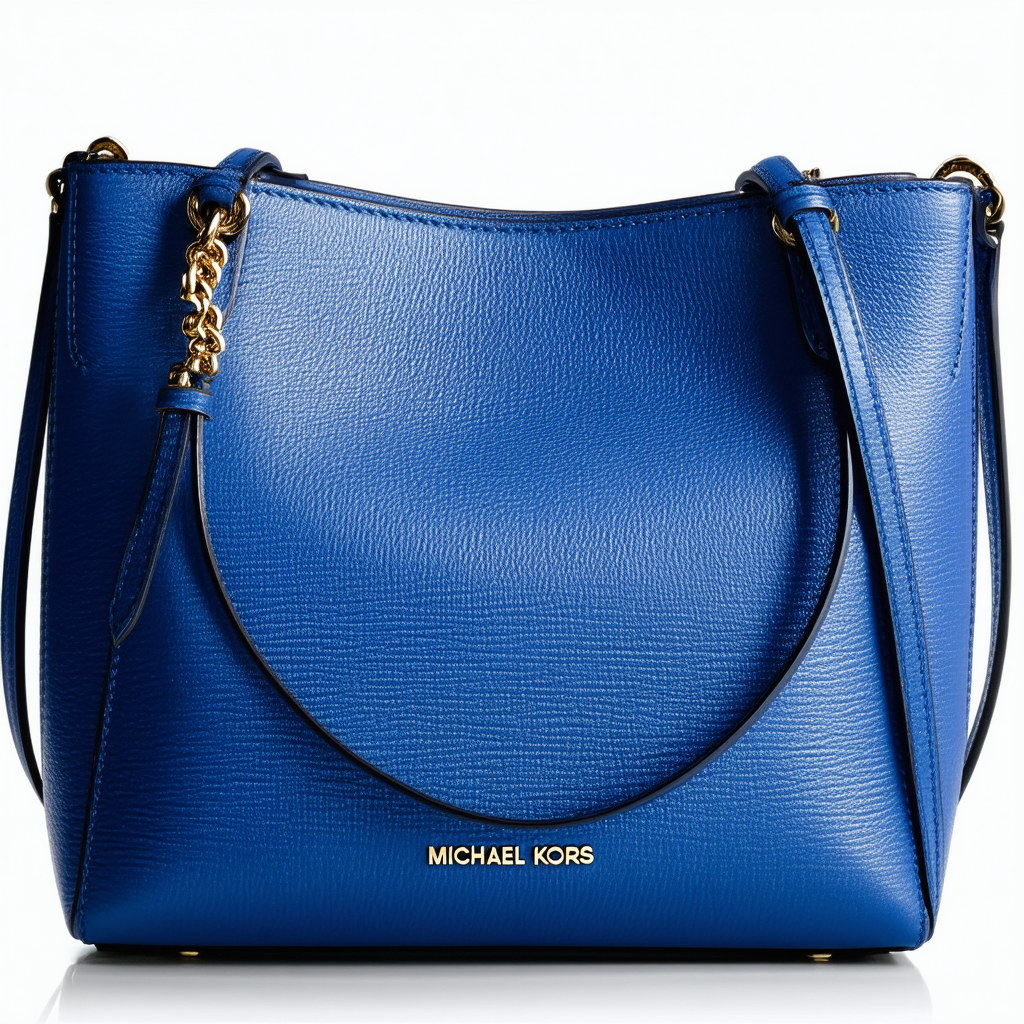 Michael Kors Leather Hobo Handbag (Sapphire)