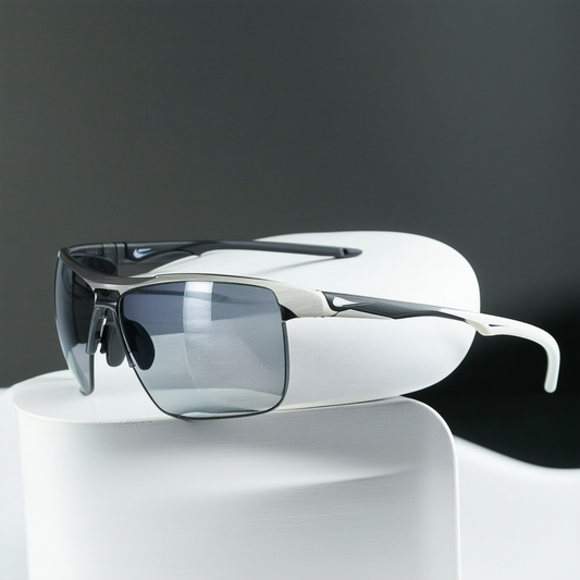 Nike Mens Tailwind Swift Rectangular Non-Polarized Sport Sunglasses Gray O/S