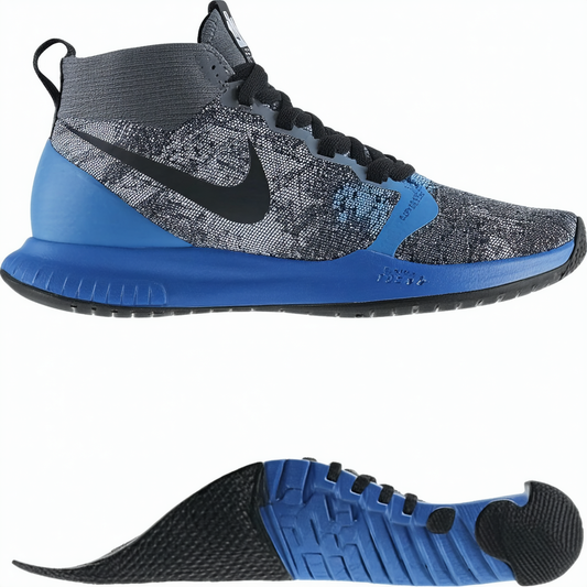 Nike Women's in-Season TR 4 Print Blue Graphite/White/Black Training Shoe 8 Women US