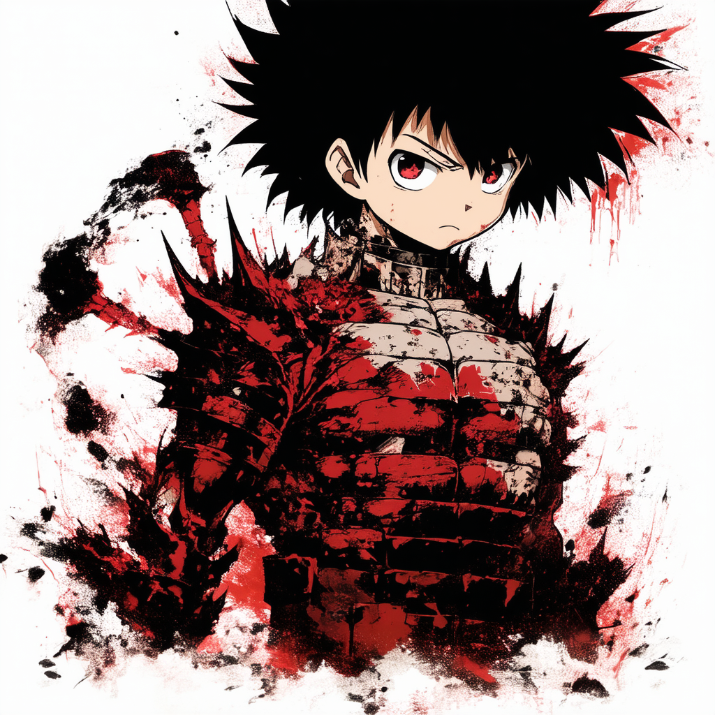 Berserk Anime Character Guts Men's White Graphic Print T-Shirt