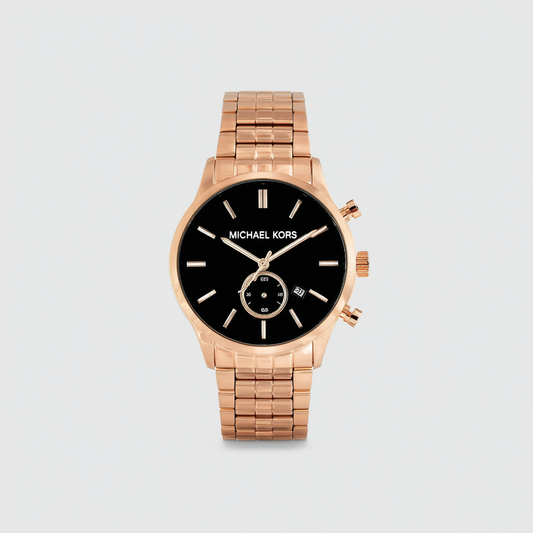 Michael Kors Men's MK8580 Analog Display Analog Quartz Rose Gold Watch