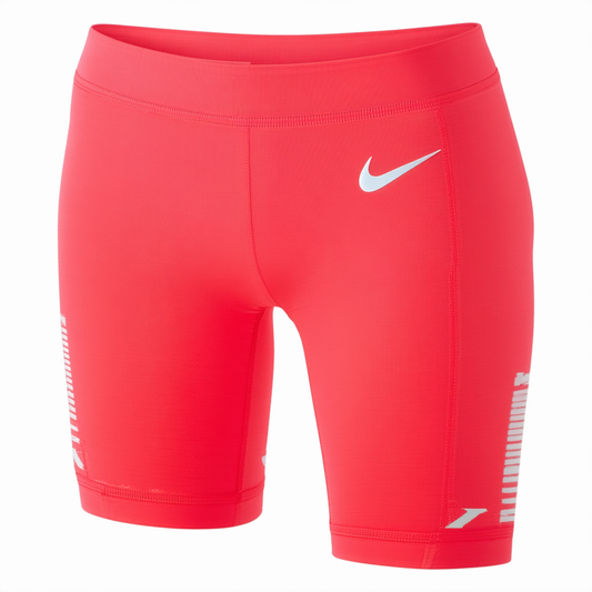 Nike Womens 3" Pro Compression Short (Crimson Pulse/White, L)