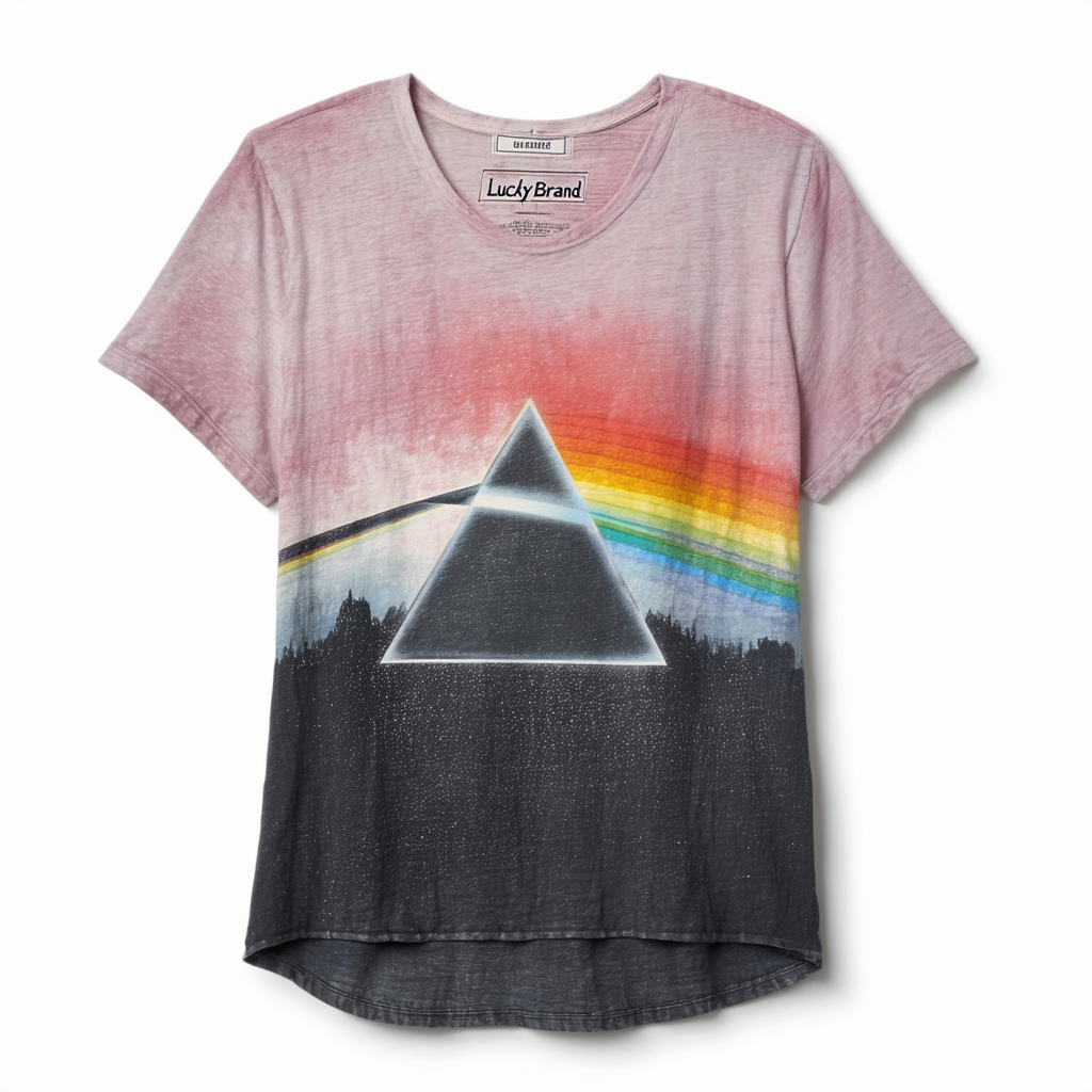 Lucky Brand Women's Pink Floyd Tee