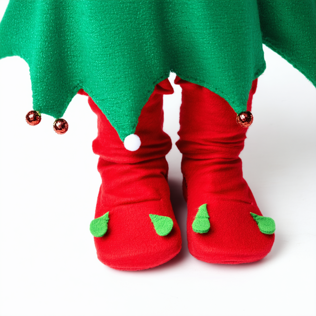 Fun Costumes Child Christmas Elf Shoes