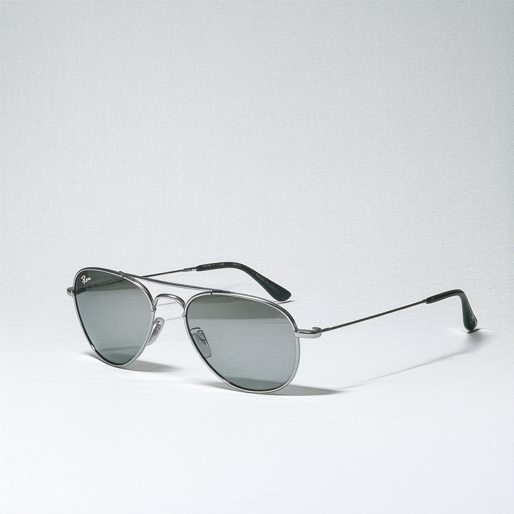 Ray-Ban RB3136-019/30 CARAVAN Sunglasses Silver/Silver Flash 58mm