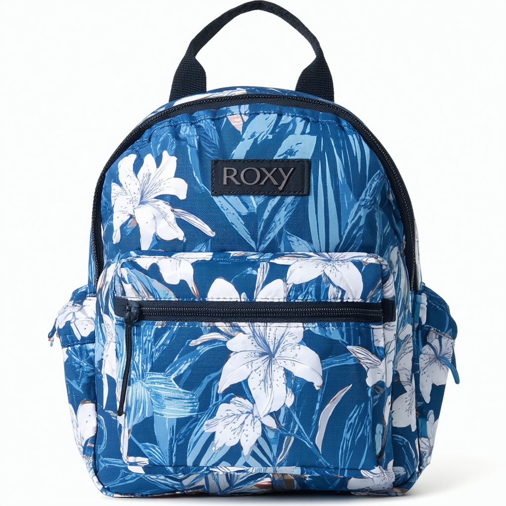 Roxy Women's Morning Light Backpack, dress blue garden lily 1SZ
