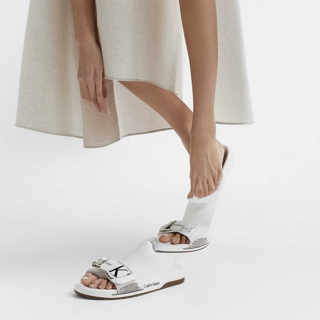 Calvin Klein Women's Brecken Slide Sandal