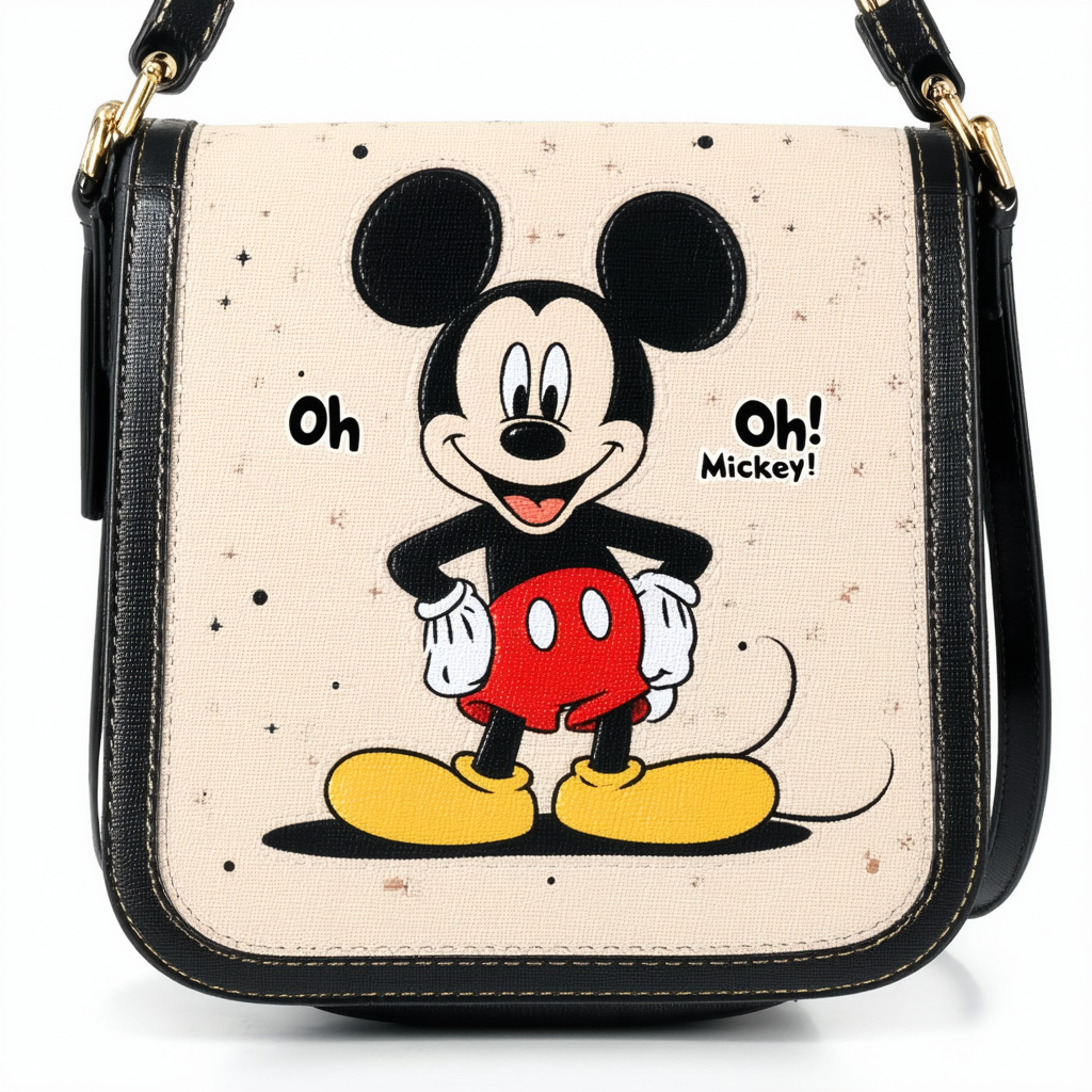 Disney Mickey Mouse ''Oh Mickey!'' Crossbody Bag Multi…