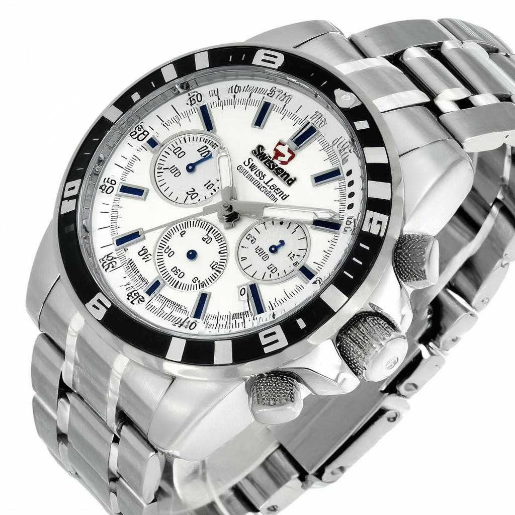 Swiss Legend Men's 10013A-RG-11 World Timer Collection Automatic Stainless Watch with Winder