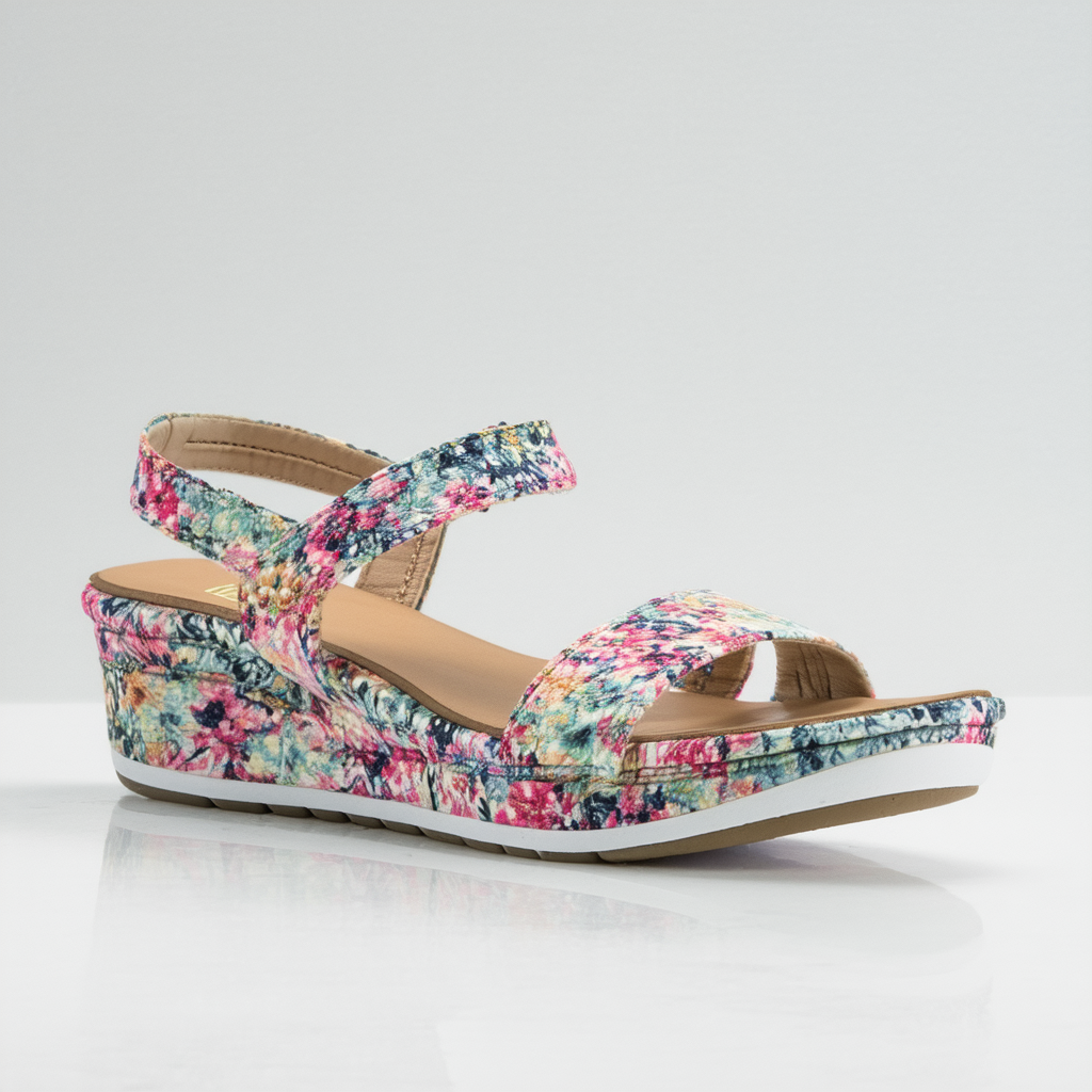 Skechers Cali Women's Bomb Shell Fantasia Wedge Sandal