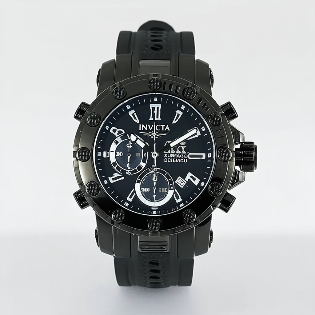 Invicta Men's 12592 Subaqua Analog-Digital Swiss-Quartz Black Watch