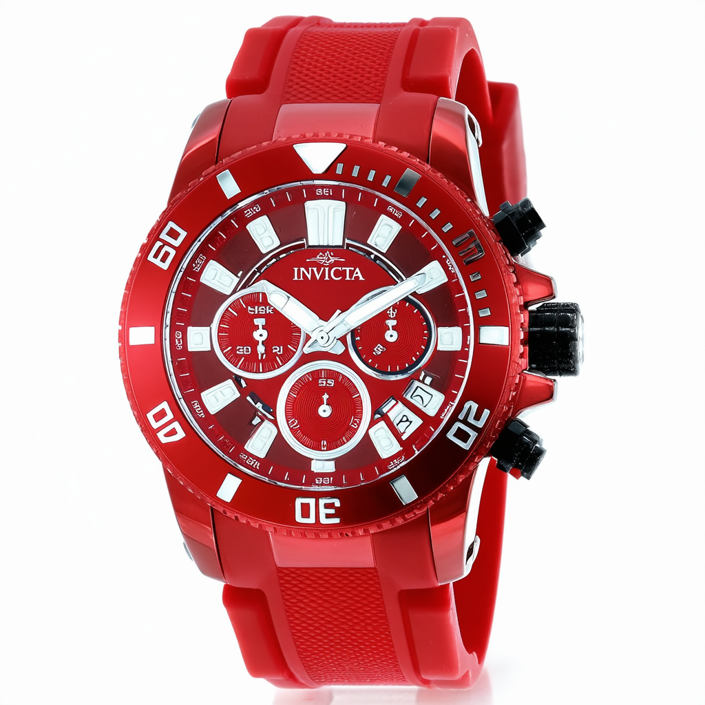 Invicta Marvel Chronograph Red Dial Men's Watch 26014