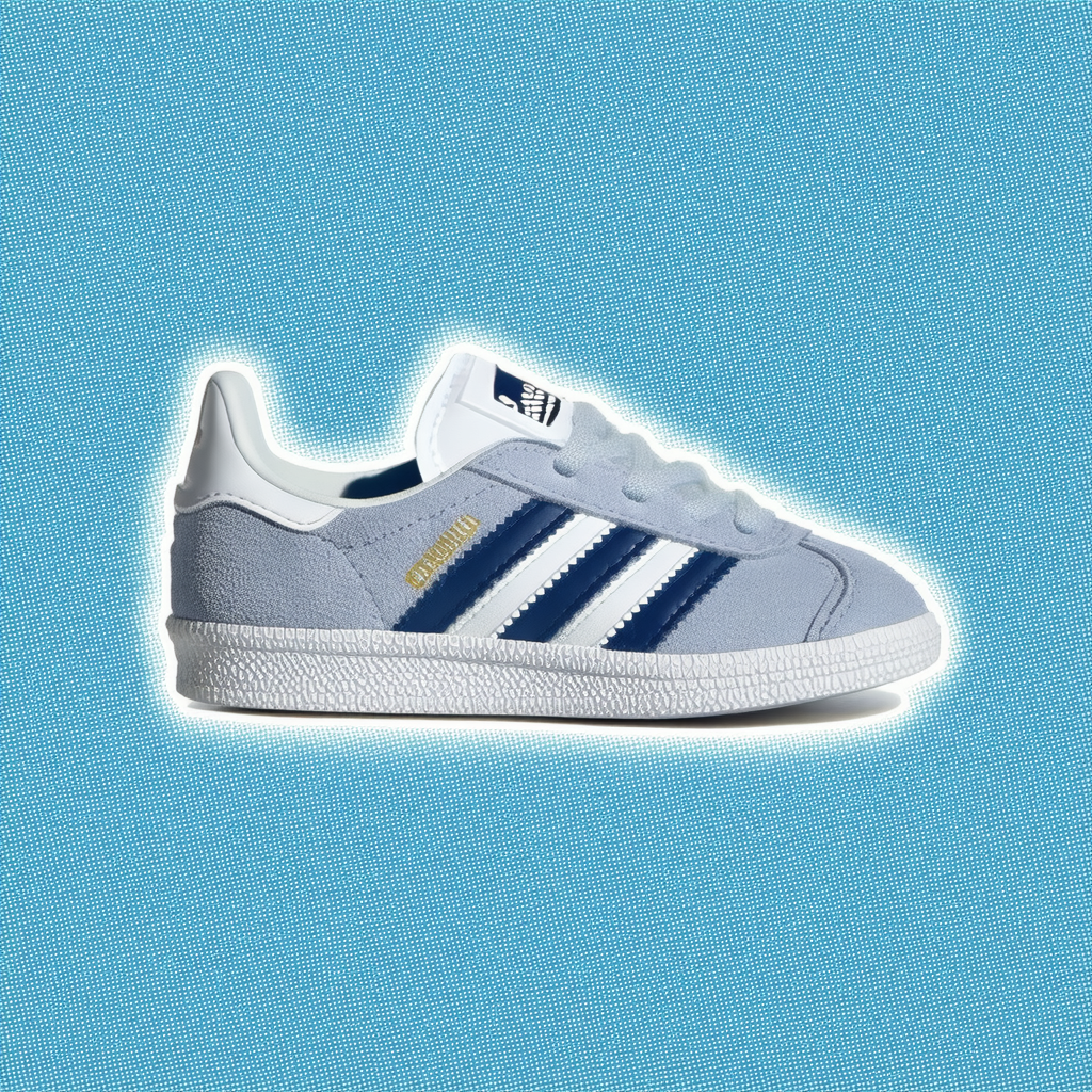 adidas Originals Unisex-Child Gazelle Sneaker, Aero Blue/Mystery Ink/White, 5
