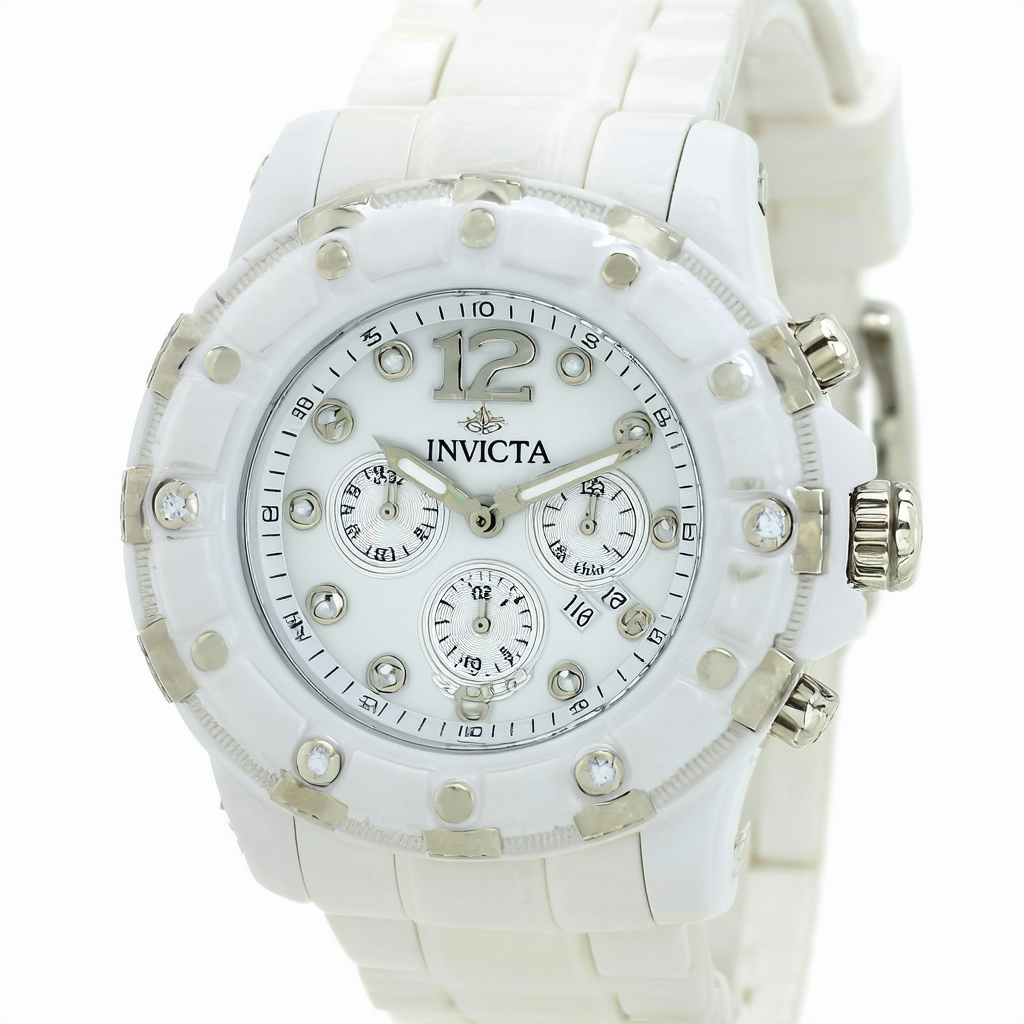 Invicta Women's 14779 Bolt Analog Display Swiss Quartz White Watch