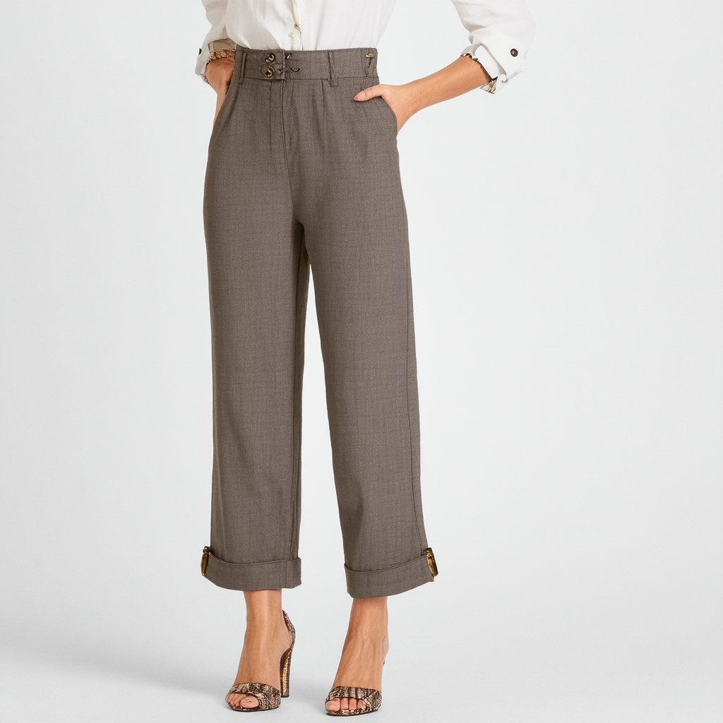 Anne Klein Women's Cuffed Culotte Pants