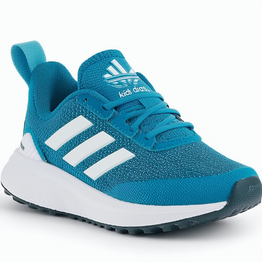 adidas Kids' Fortarun,ENERGY AQUA/WHITE/ENERGY INK,1 Medium US Little Kid