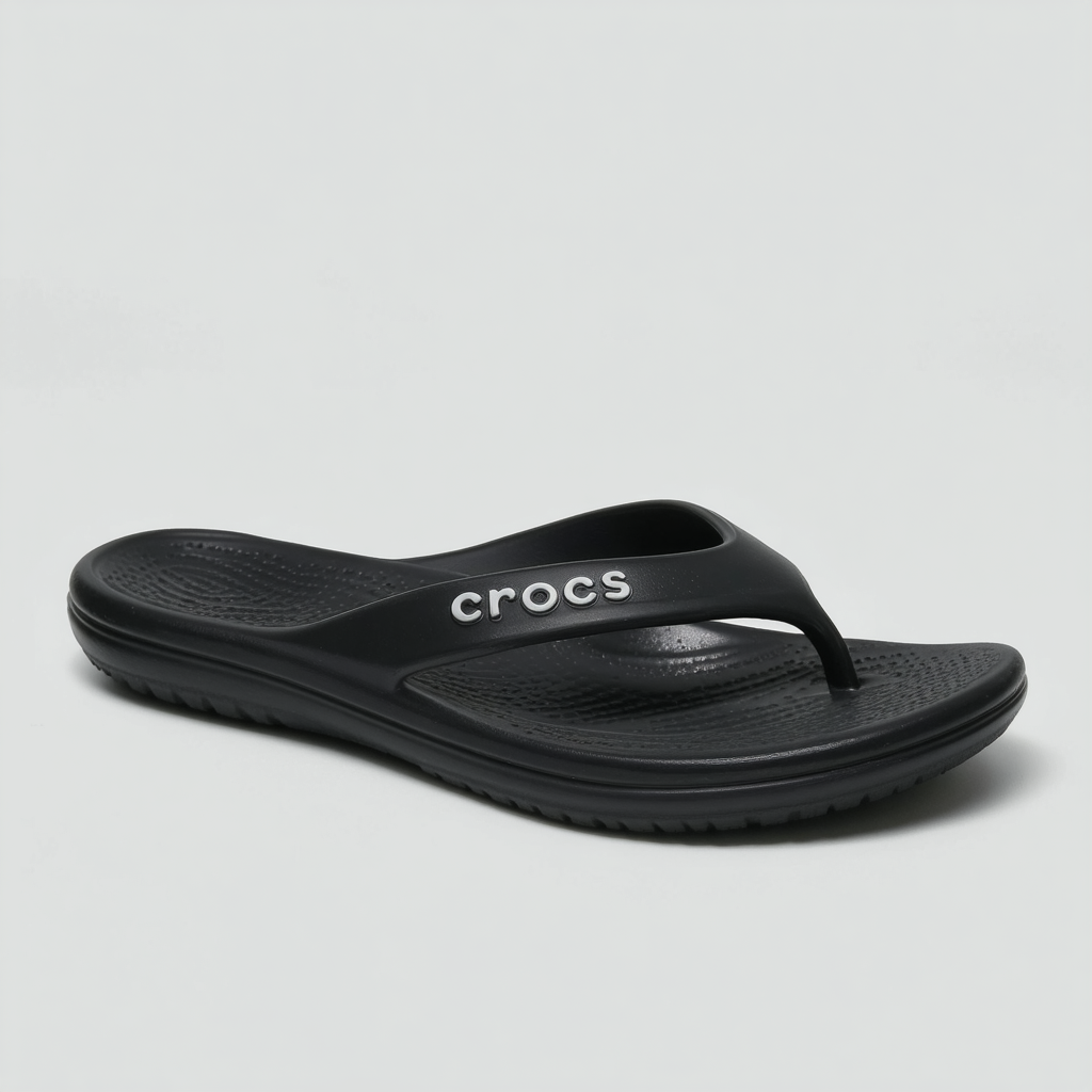 crocs Women's Isabella W Flip Flop, Black/Black, 11 M US