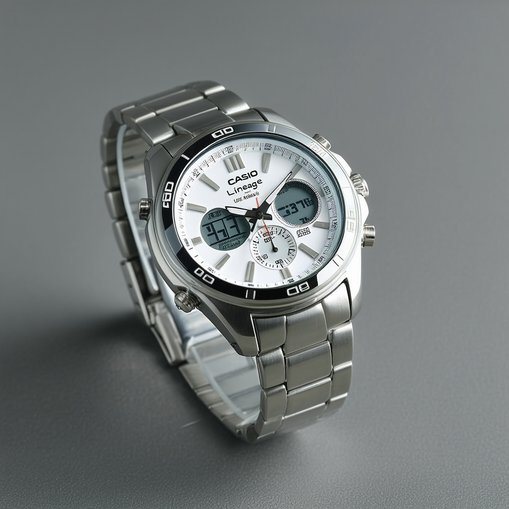 CASIO LINEAGE (LCW-M170TD-7AJF) 6 MULTIBANDS RADIO SOLAR MENS WRISTWATCH (JAPANESE MODEL)