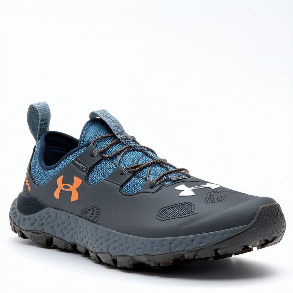 Under Armour Kilchis Mens Watershoes - 11.5/Maverick Brown-Mechanic Blue-T