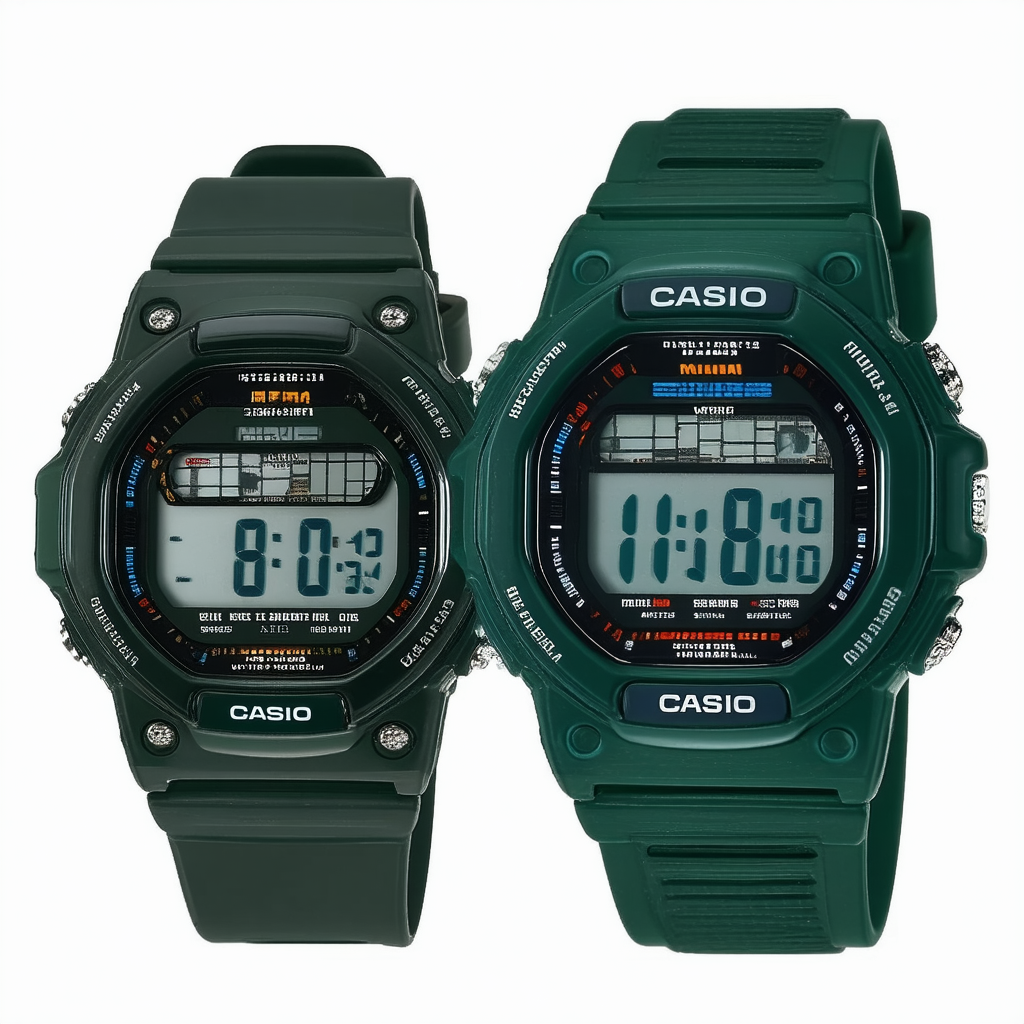Casio Men's W211B-3AV Digital Sport Watch