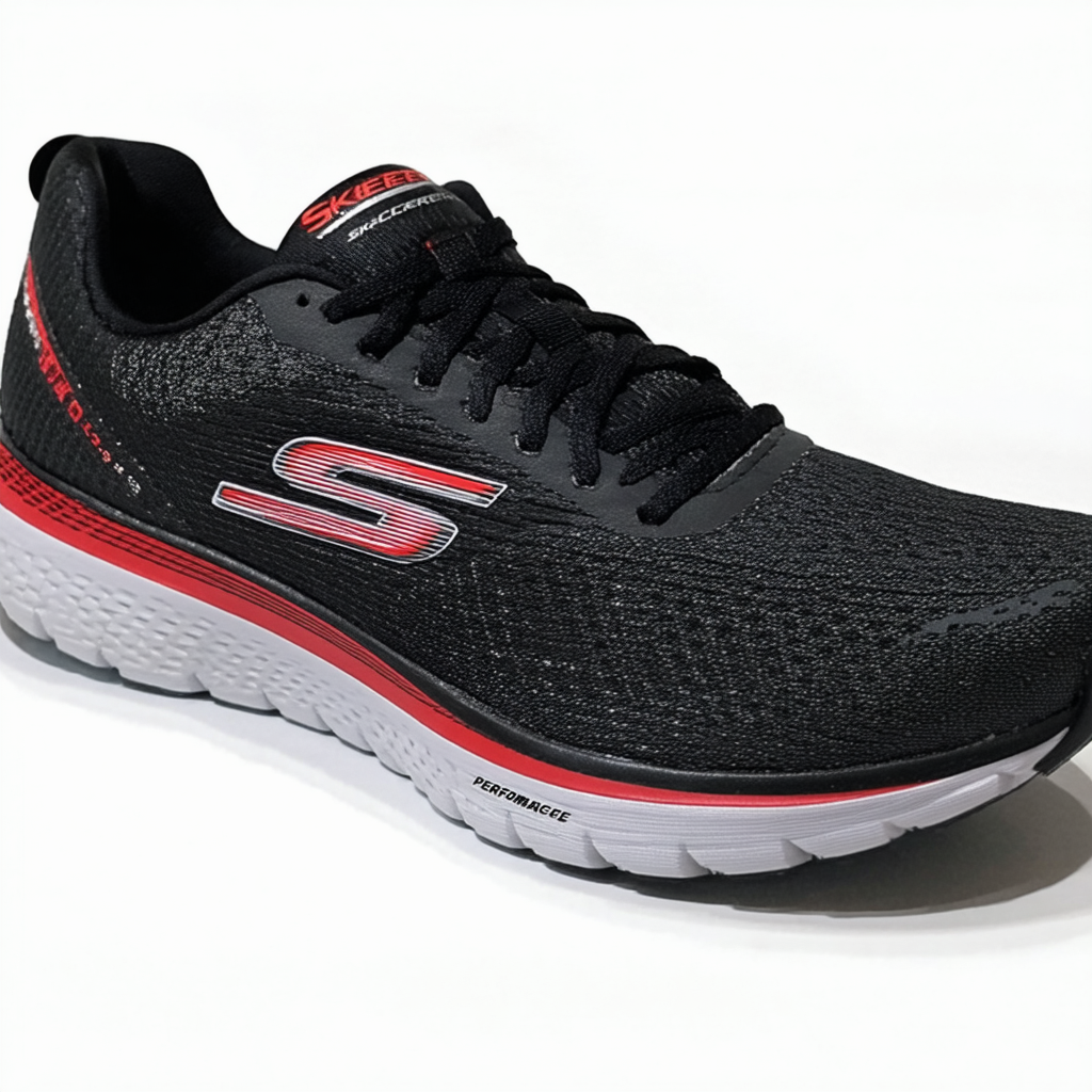Skechers Performance Men's GO Run 3 Black/Red Sneaker 10 D - Medium