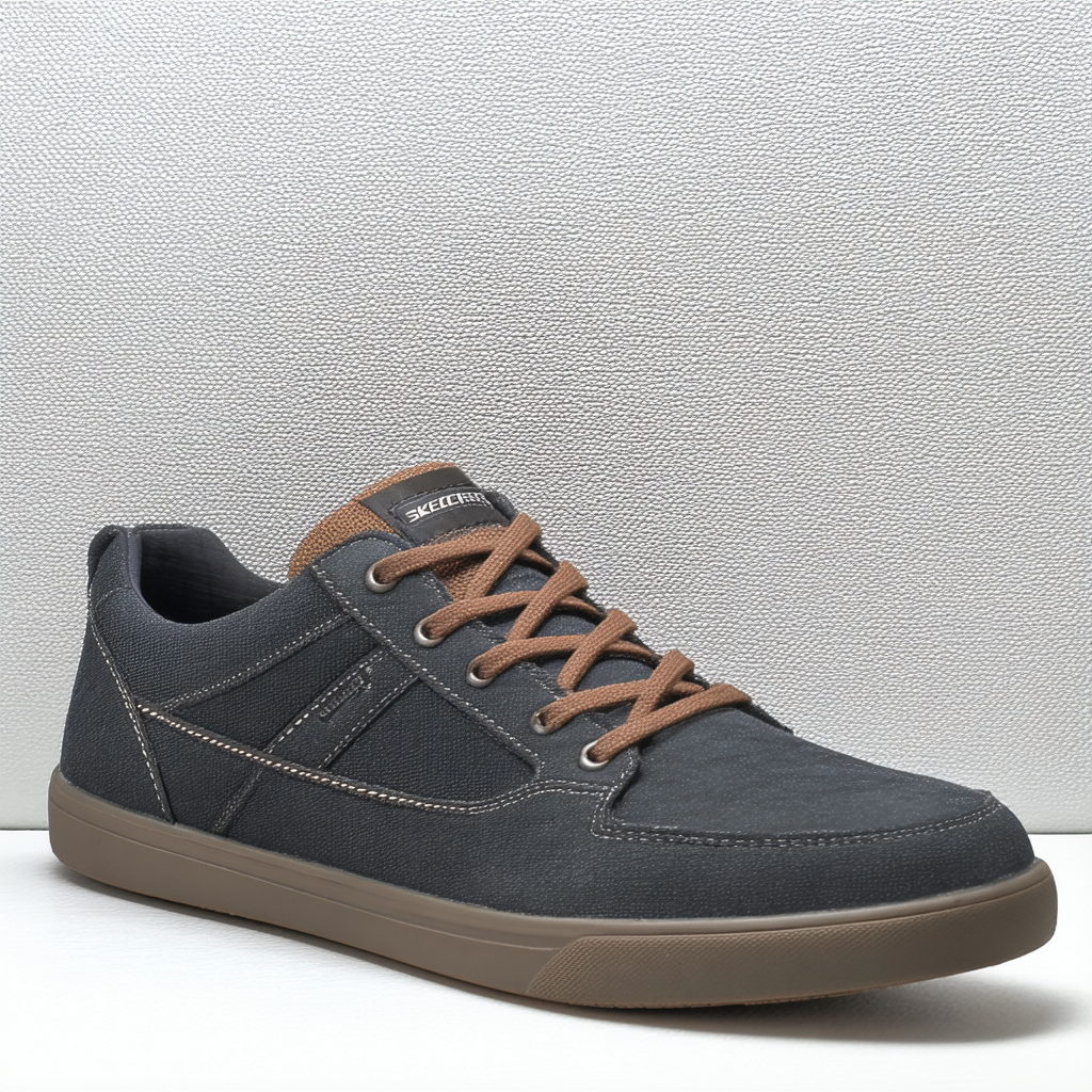 Skechers USA Men's Bursen Hecton Lace-Up Sneaker