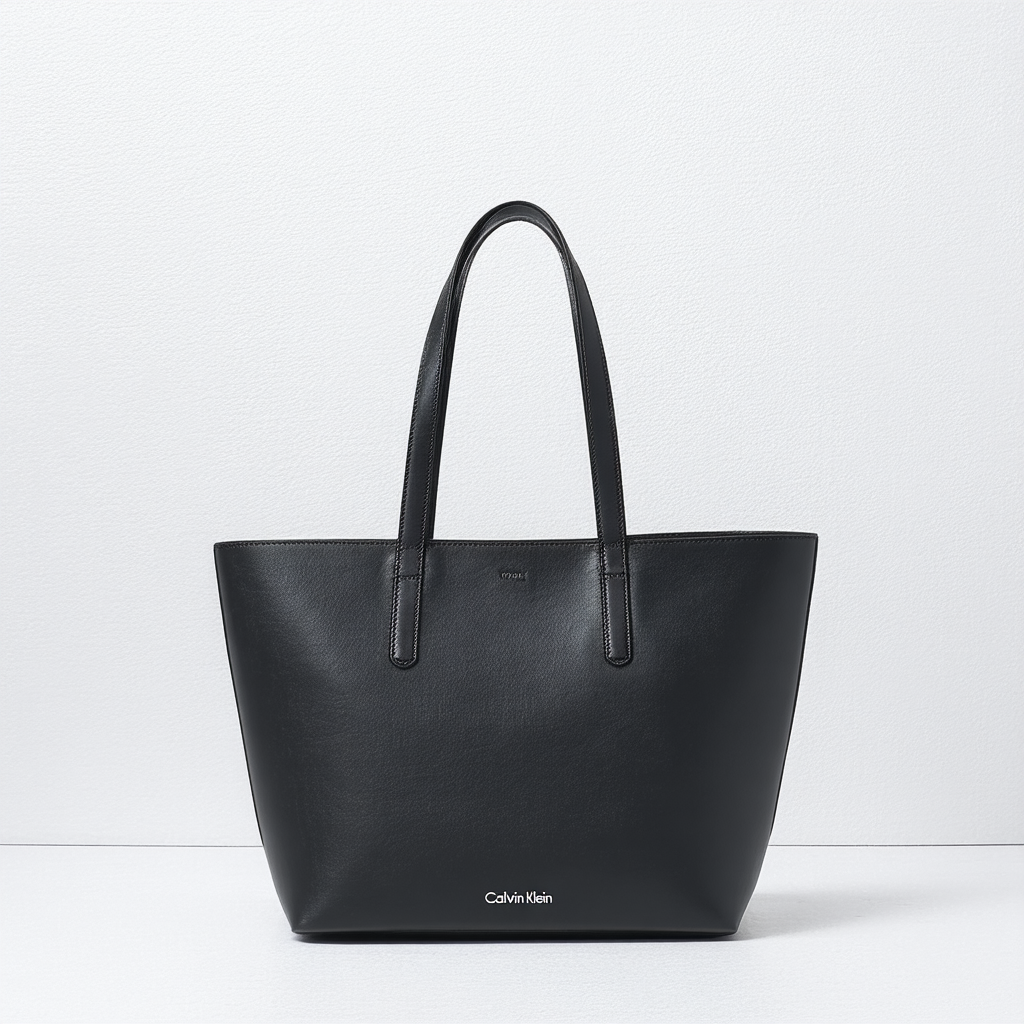Calvin Klein Celia Vegan Leather Water Resistent Large Tote
