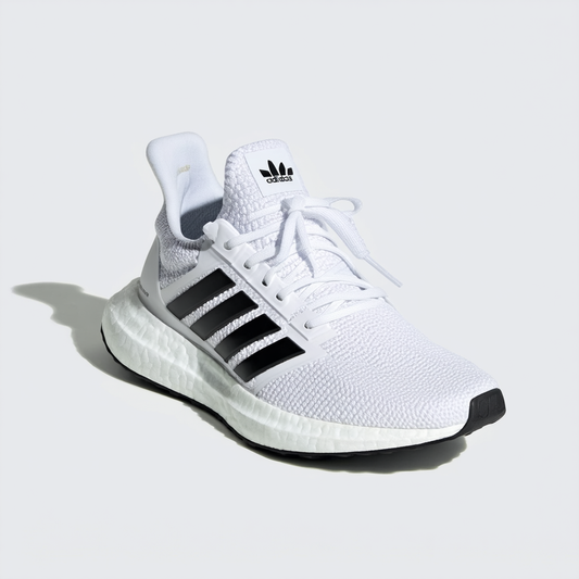 adidas Originals Men's Swift Running Shoe, White/White/Core Black, 12