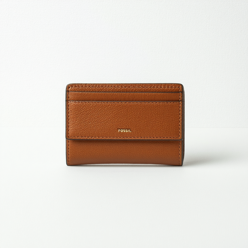 Fossil Women's Preston RFID Wallet-Brown, One Size