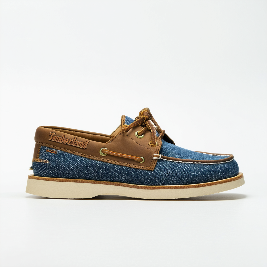 Timberland Men's Icon Classic Two-Eye Denim Boat Shoe