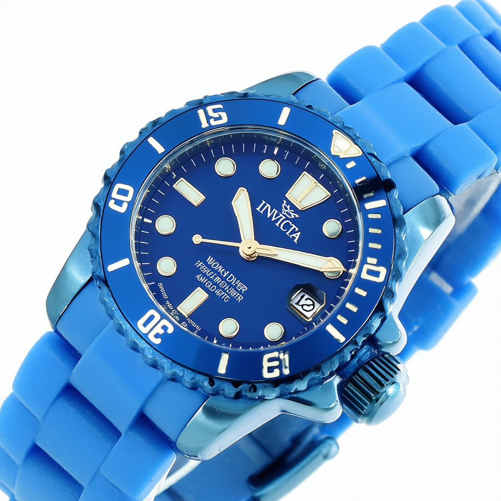Invicta Women's 18484 Pro Diver Analog Display Swiss Quartz Blue Watch