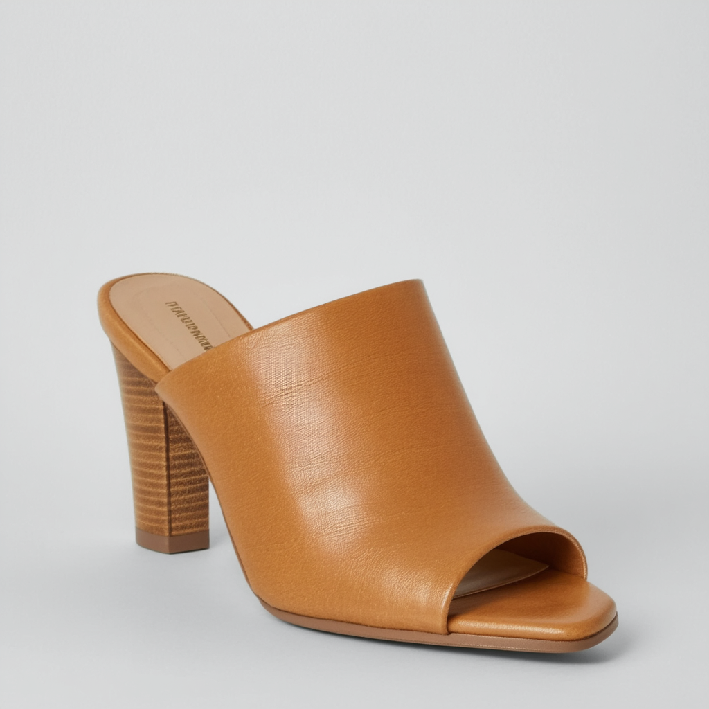 Steve Madden Women's Nectar Mule, Natural Leather, 8 M US