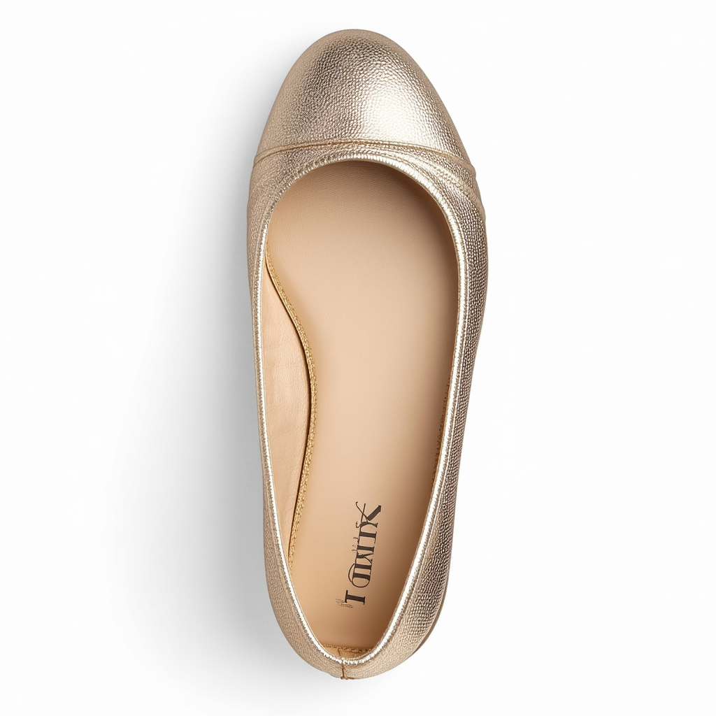 Lucky Women's Emmie2 Ballet Flat, Gold 5M US