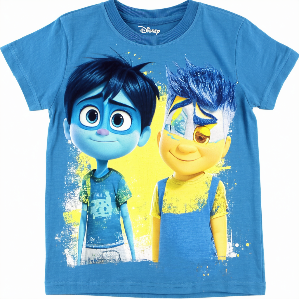 Disney Boys' Little Boys' Inside Out Losing Short Sleeve T-Shirt