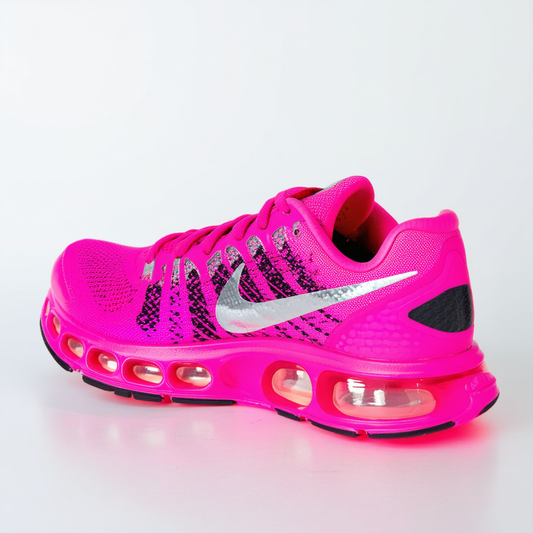 NIKE Women's Reax Run 8 Vivid Pink/Black/Mtllc Silver Running Shoe 8.5 Women US