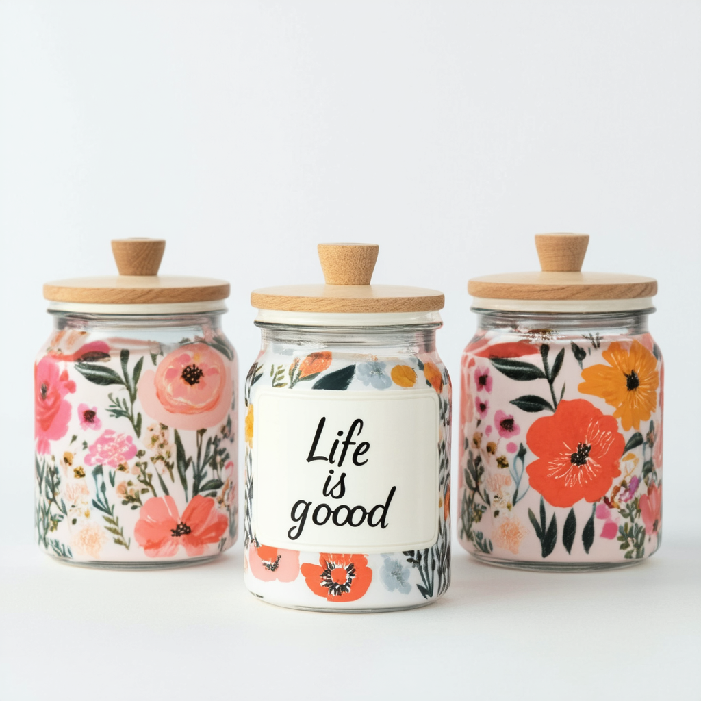 Life is Good Women's Floral Jars