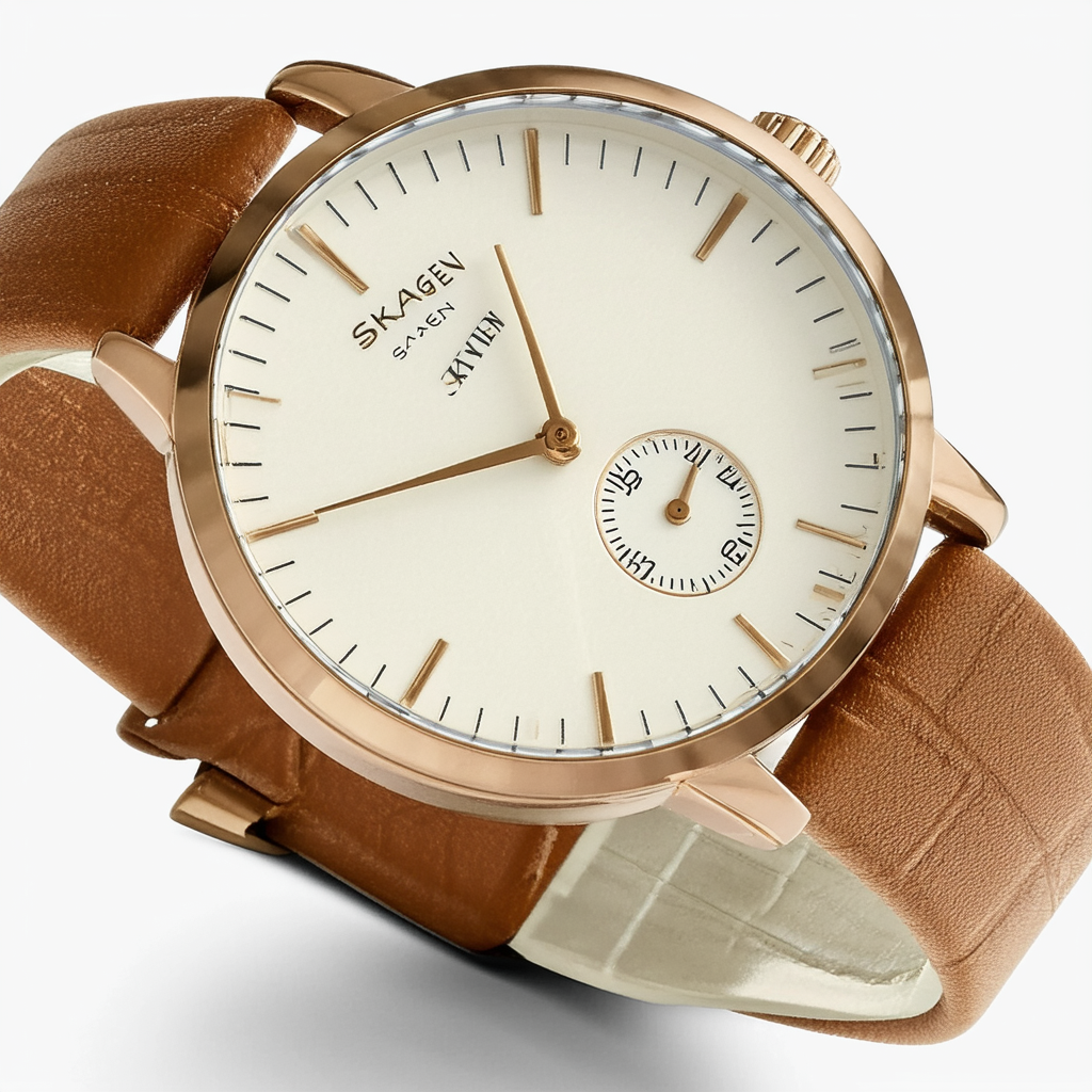 Skagen Women's SKW2450 Hagen Light Brown Leather Watch