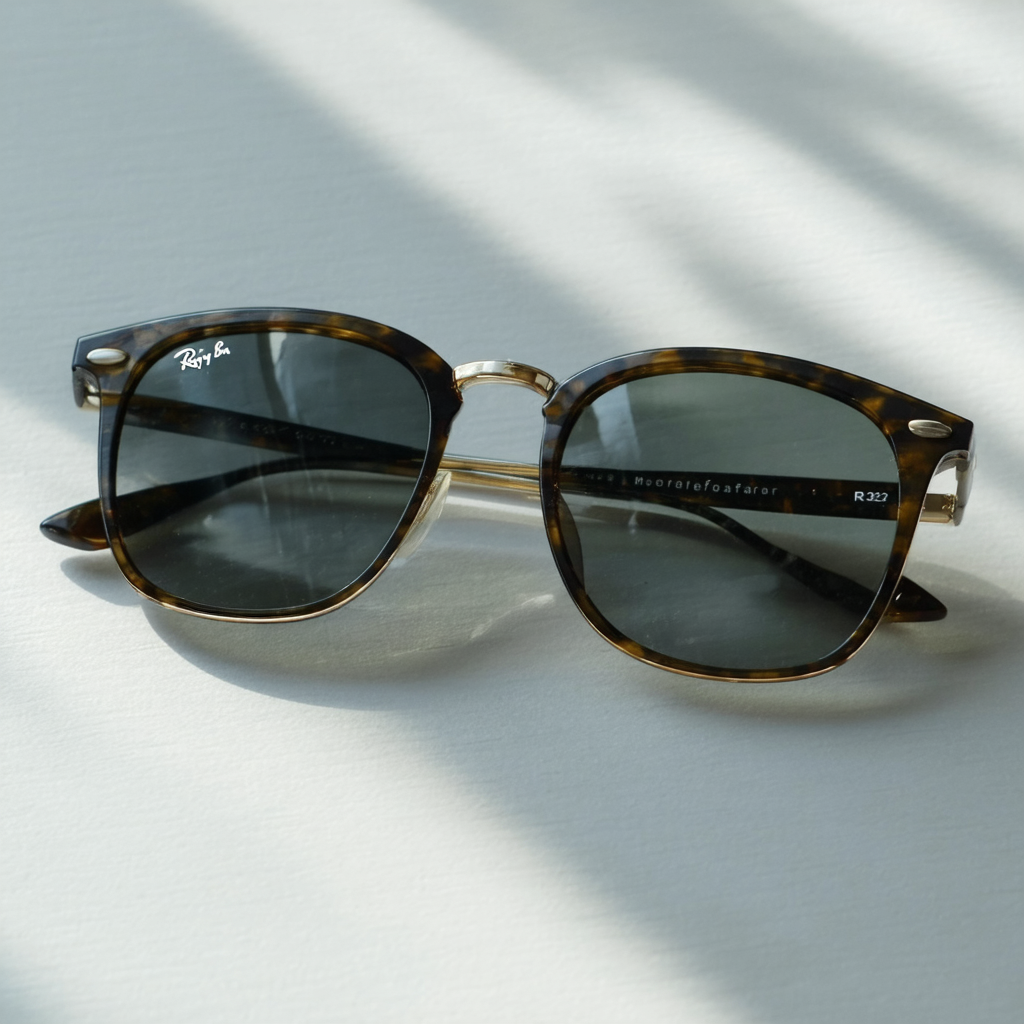 Ray-Ban Rb2132 New Wayfarer Mirrored Square Sunglasses