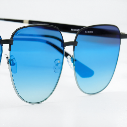 Michael Kors Sunglasses Crete MK 6002B 3001/17 Black-Blue / Blue Gradient Lens