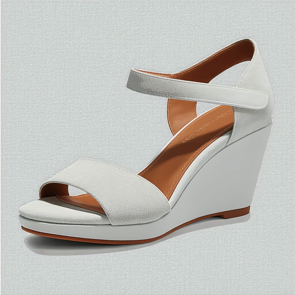 Calvin Klein Women's Opal Suede Wedge Sandal