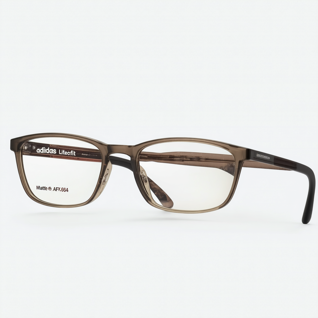 Eyeglasses Adidas Litefit 2 0 Full Rim SPX AF 47 6054 brown matte